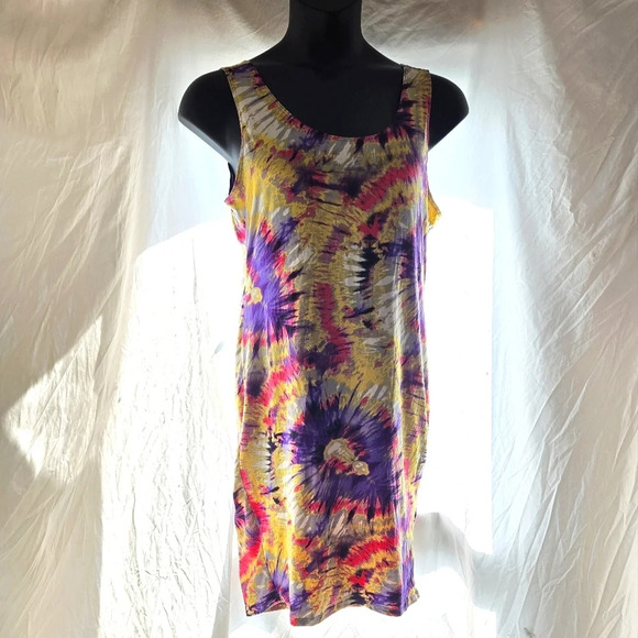 Tye Dye Bodycon Midi Sundress 😍 - Picture 5 of 6